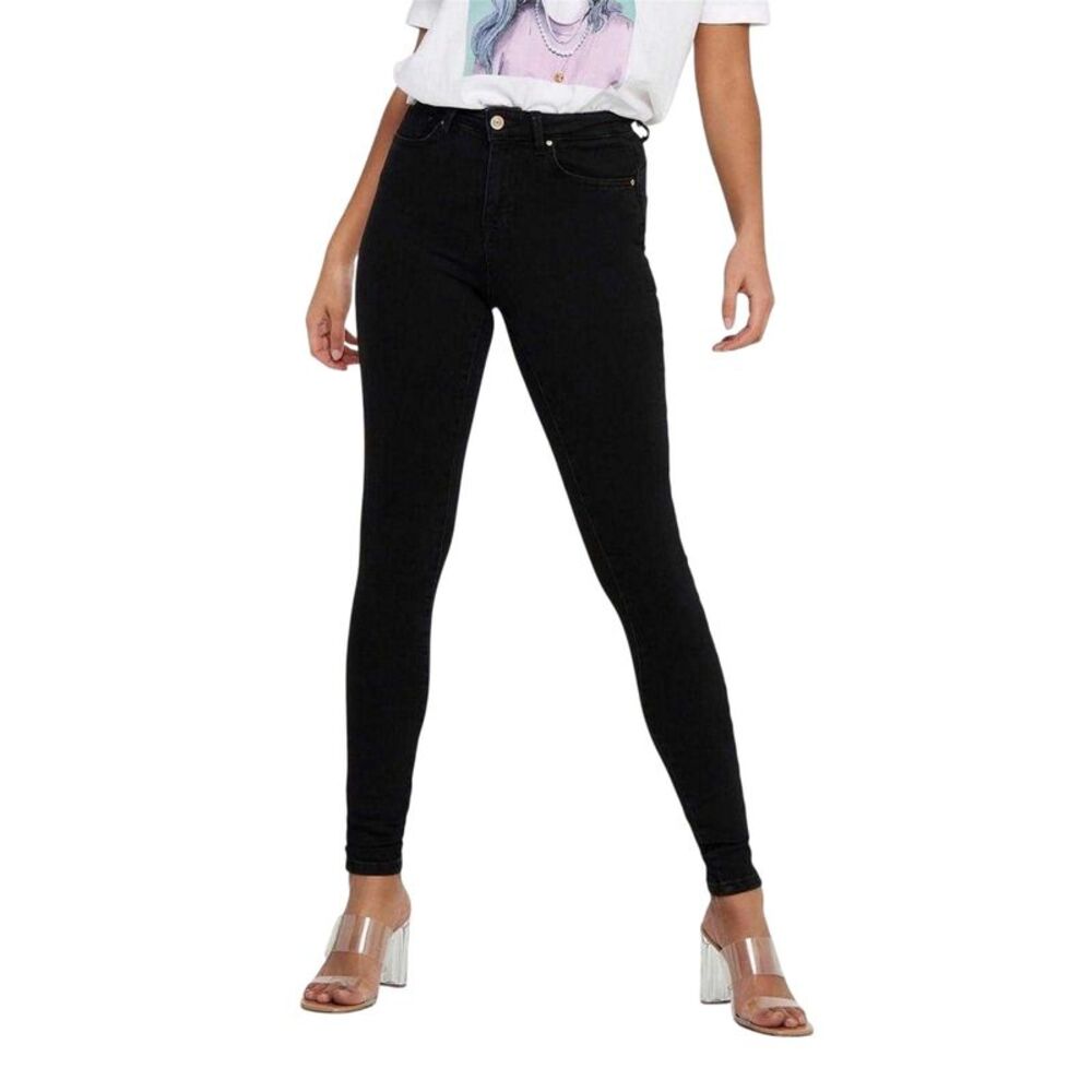 Only Womens/Ladies Skinny Jeans / Black